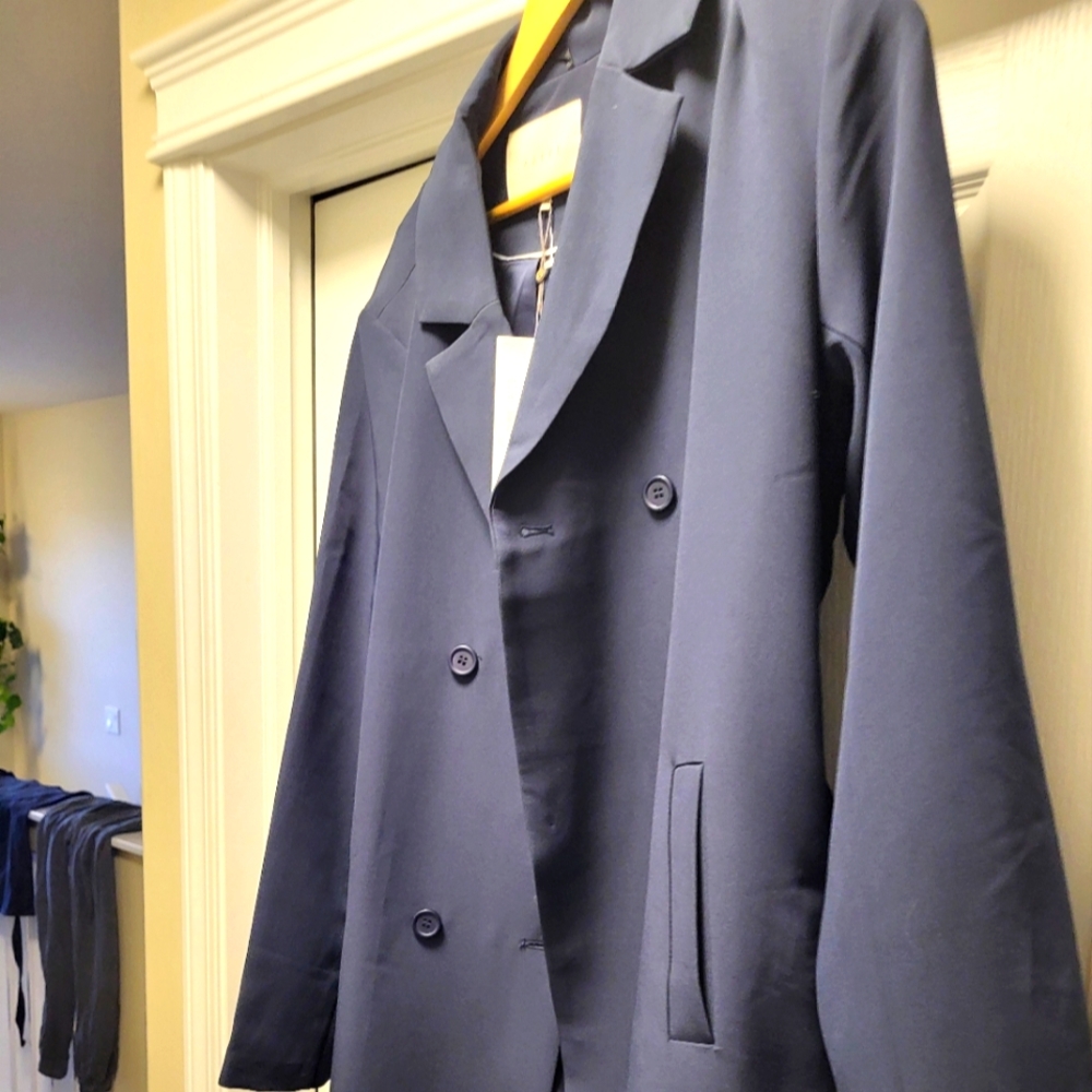 Kaffe Midnight Marine Blazer Jacket